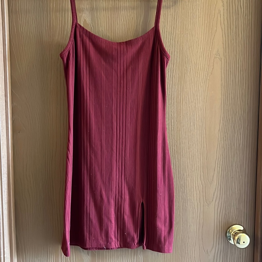 Women’s red dress